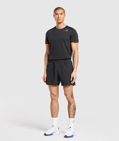 Gymshark Hybrid 6" Shorts - Black