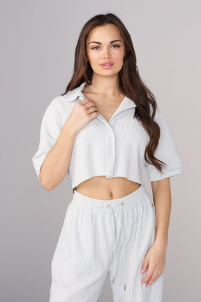 W444 Aria Pleated Top