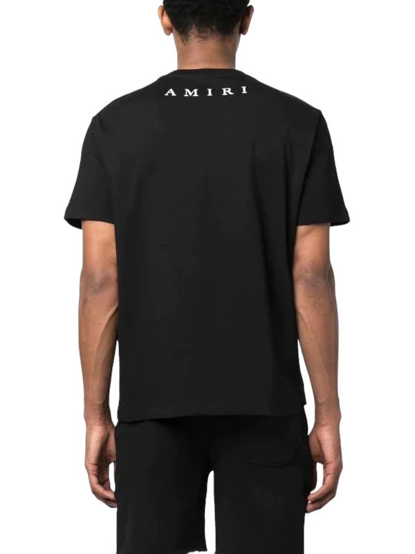 Amiri Amiri Pocket Logo Tee Black - Size: S T-Shirts | Shop From The Mirage