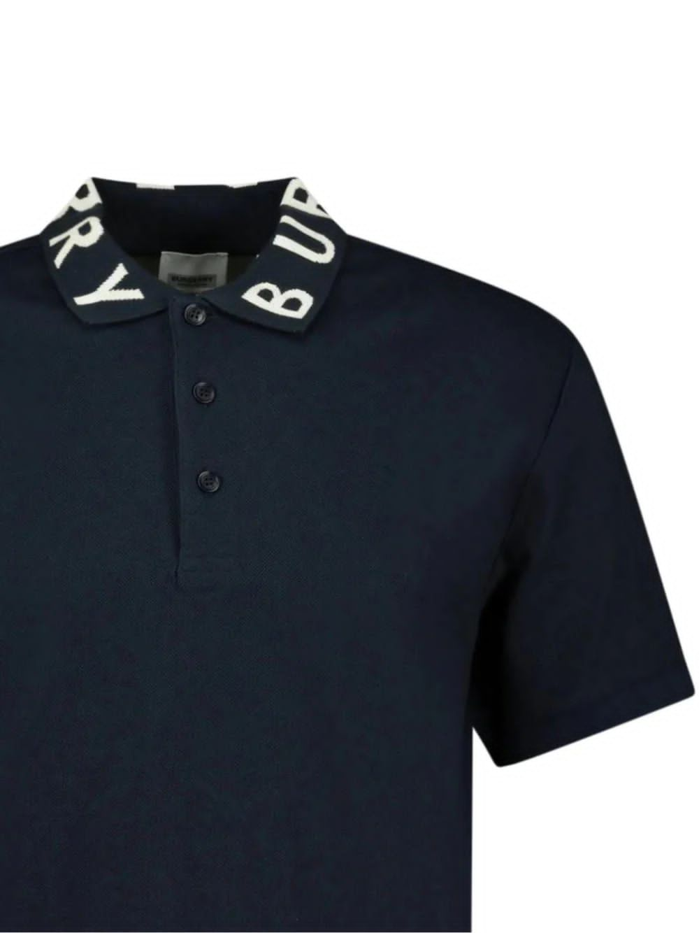 Burberry Collar Logo Polo Tee