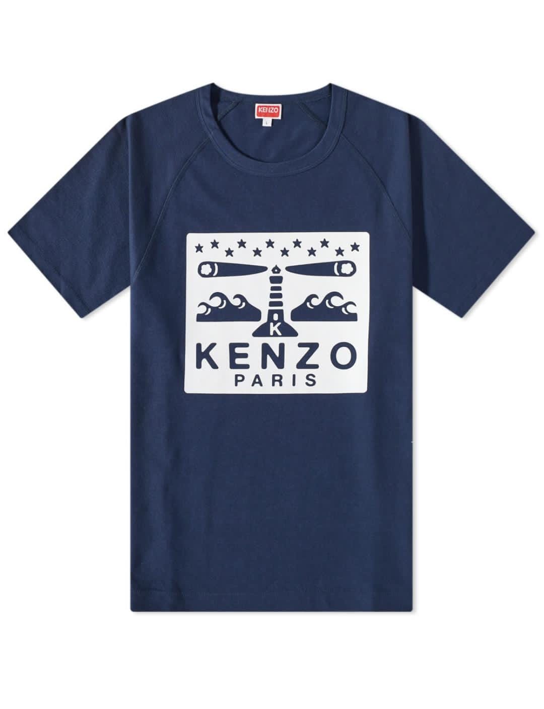 Kenzo Lighthouse Slim Tshirt - Size: S T-Shirts | Shop From The Mirage