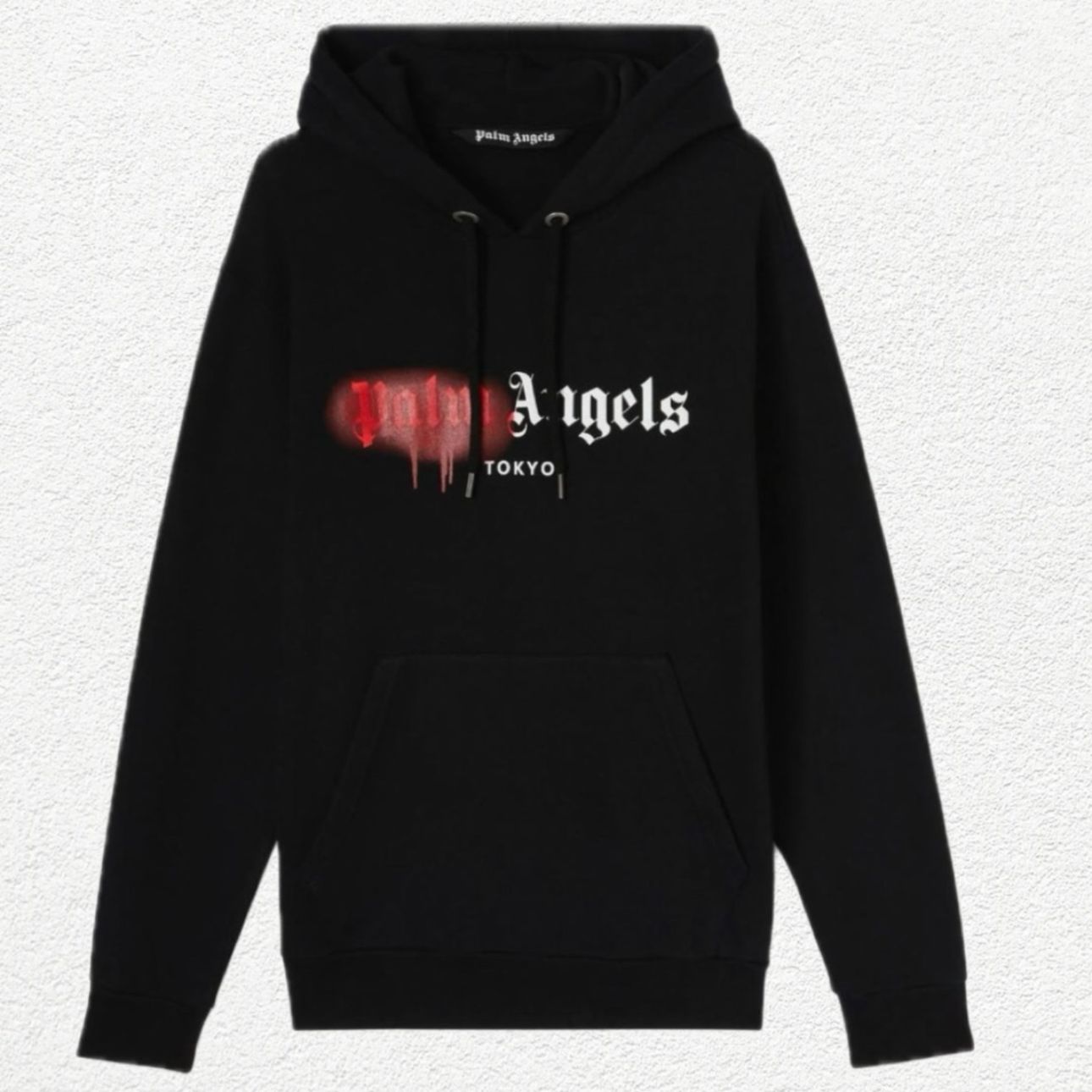 Palm Angels Palm Angels Spray Hoodie - Red - Size: UK 6 Hoodies | Shop From The Mirage