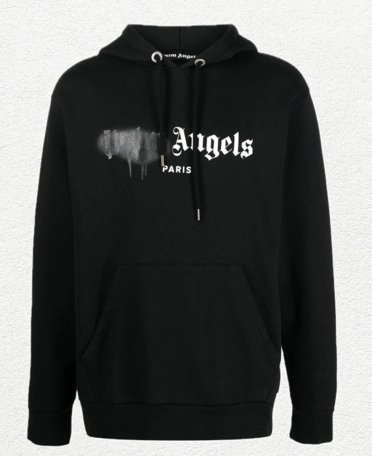 Palm Angels Palm Angels Spray Hoodie - Black - Size: UK 6 Hoodies | Shop From The Mirage