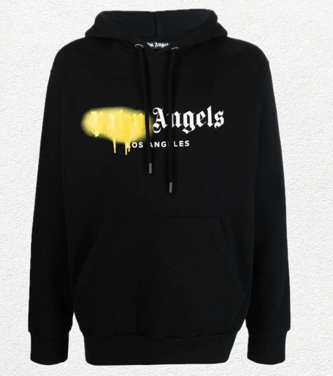 Palm Angels Palm Angels Spray Hoodie - Yellow - Size: UK 6 Hoodies | Shop From The Mirage