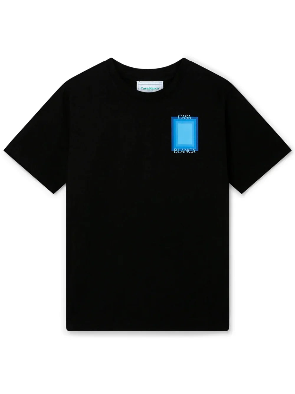 Casablanca Gradient Logo Degrade Screen T Shirt Black