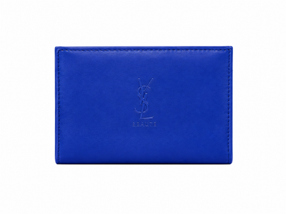 Yves Saint Laurent Makeup Bag blue with YSL 2 libre perfume 7.5ml EACH