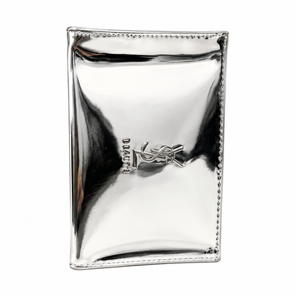 Yves Saint Laurent Makeup Bag silver with YSL libre perfume 15ml 2×7.5ml