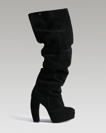 Dallas Black Suede