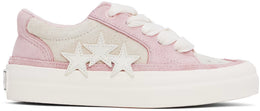 AMIRI Pink & White Sunset Skate Low Sneakers