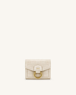 Stella Wallet - Ivory Croc