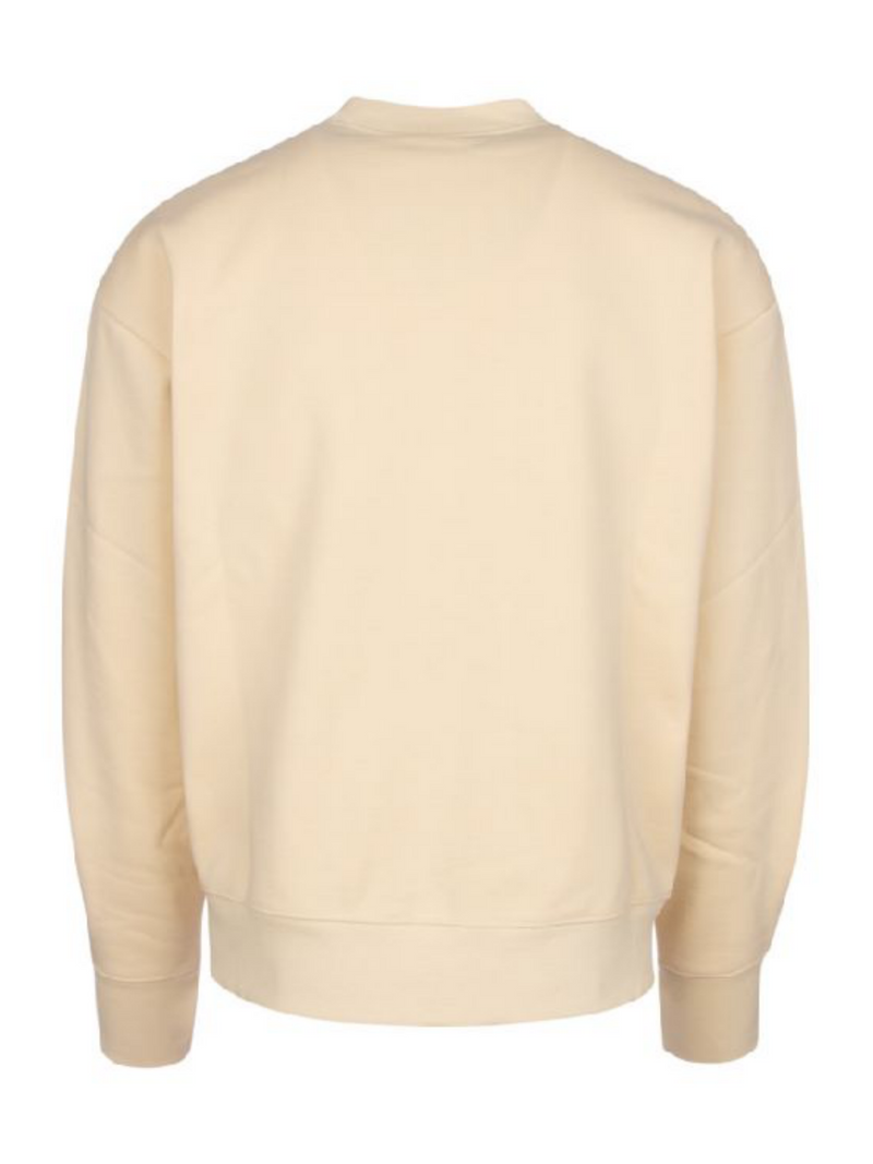 JACQUEMUS LE SWEATSHIRT COL ROND LIGHT BEIGE