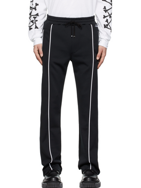 AMIRI JOHNNY TRACK FLARE PANTS BLACK