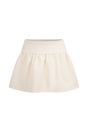 Jennie Frill Mini Skort - Ivory