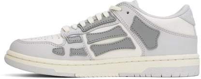 AMIRI Gray & White Skel Top Low Sneakers