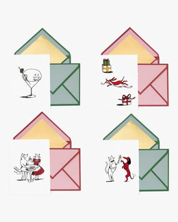 Holiday Party Assorted Holiday Cards Set