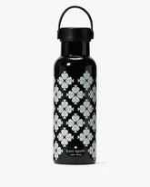 Kate Spade New York Stainless Steel Water Bottle – Black Clover Print