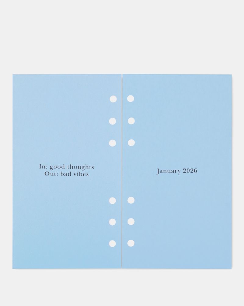 Downtown Stripe 2026 Personal Bookblock Calendar Refill