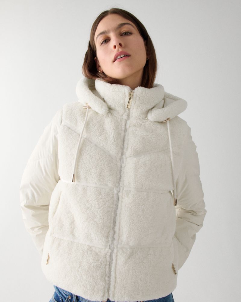Cropped Sherpa Puffer