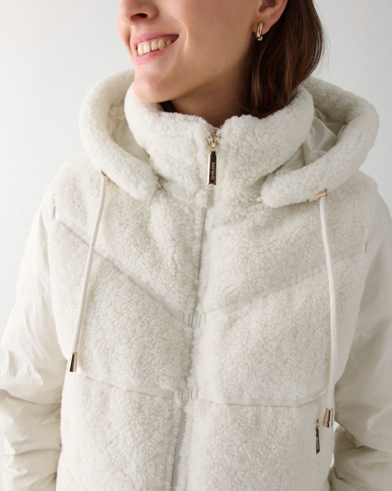 Cropped Sherpa Puffer