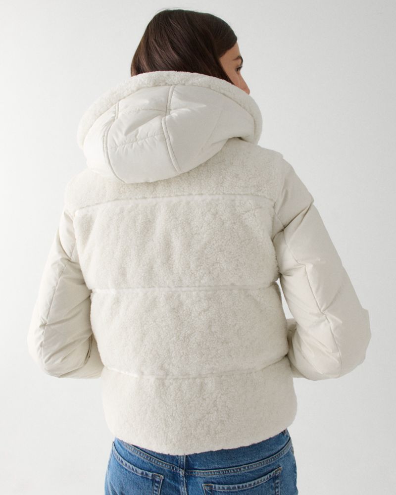Cropped Sherpa Puffer