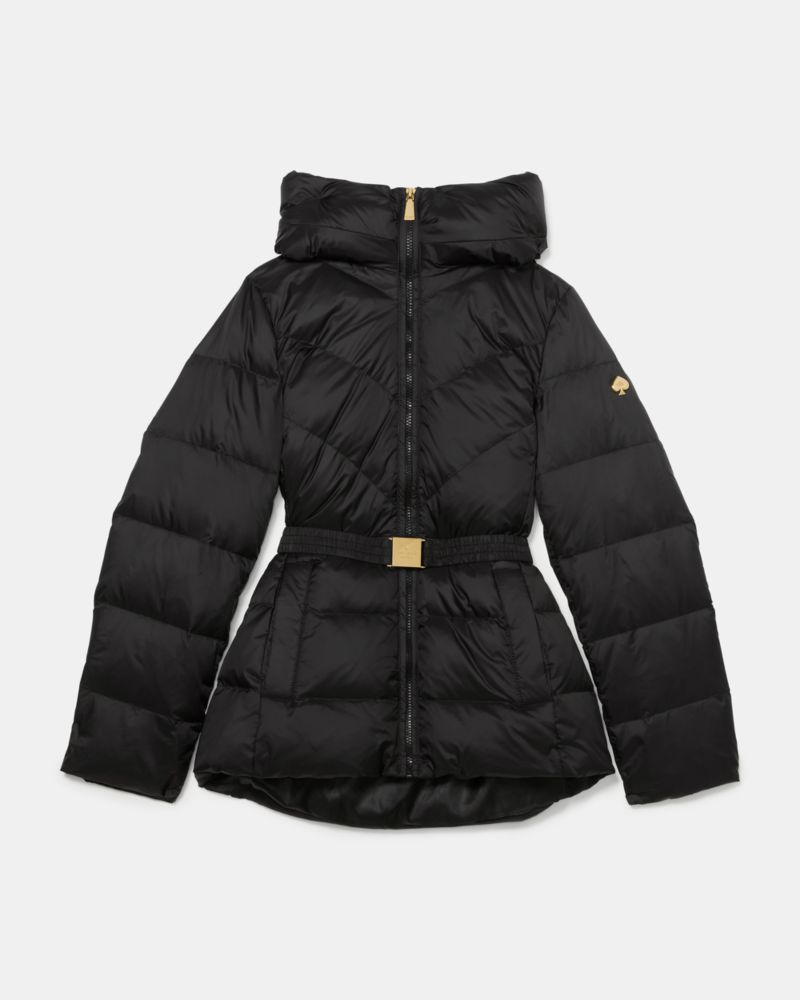 Cire Short Belted Puffer
