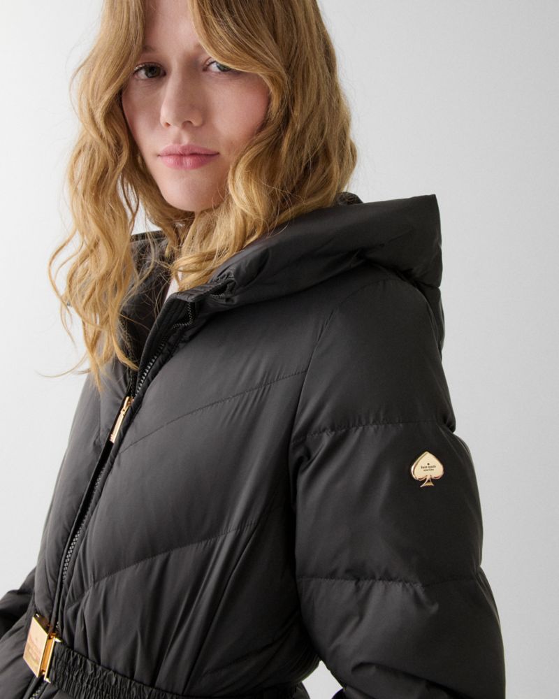 Cire Short Belted Puffer