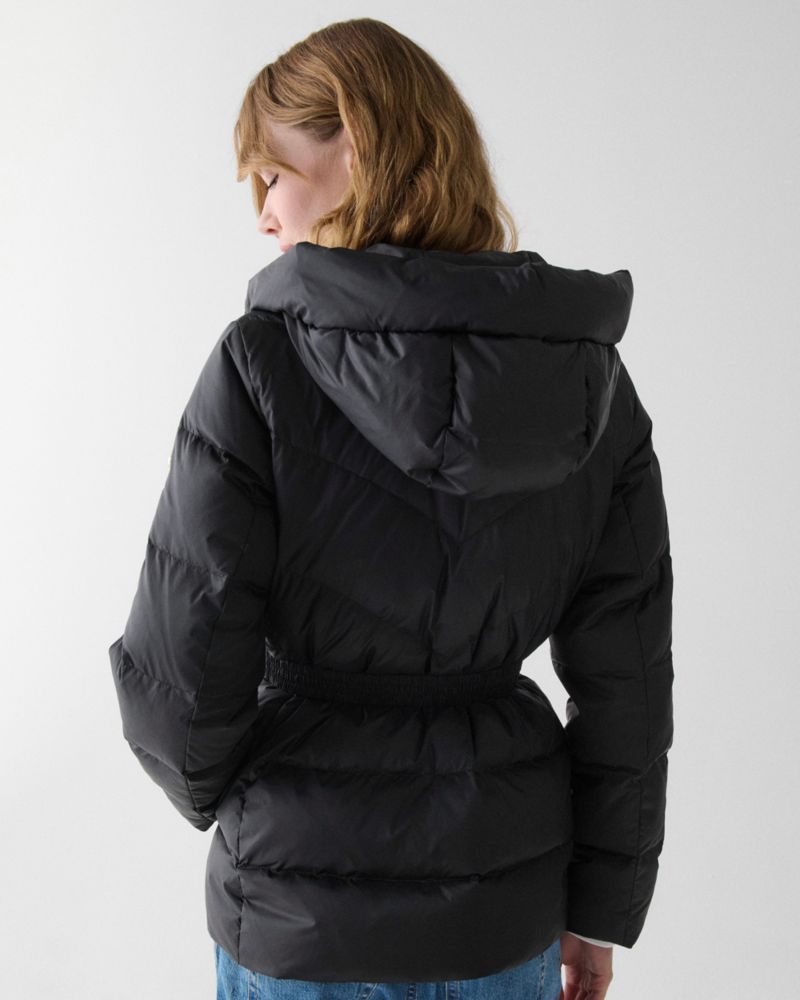 Cire Short Belted Puffer