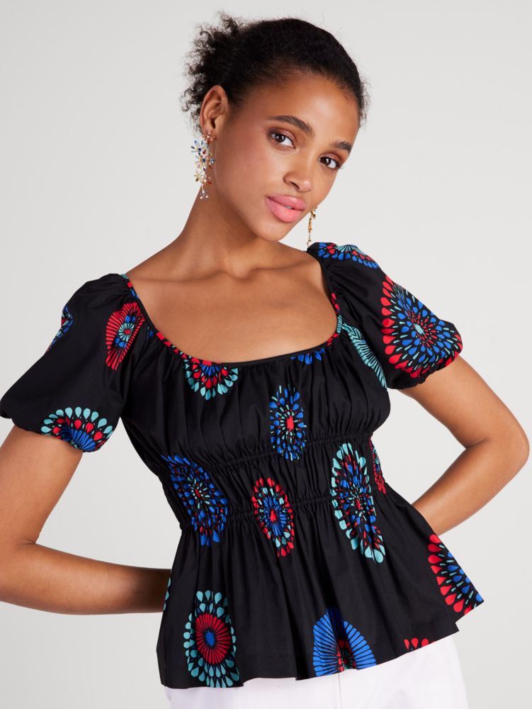 Firework Floral Riviera Top