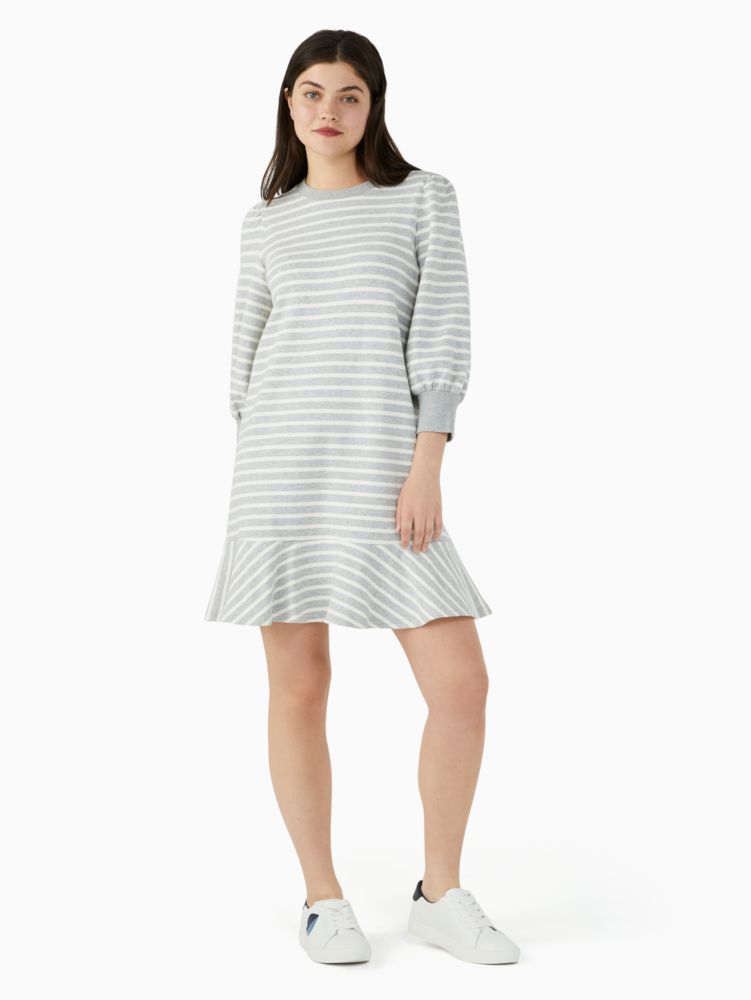 Sailing Stripe Sweatshirt Dress
