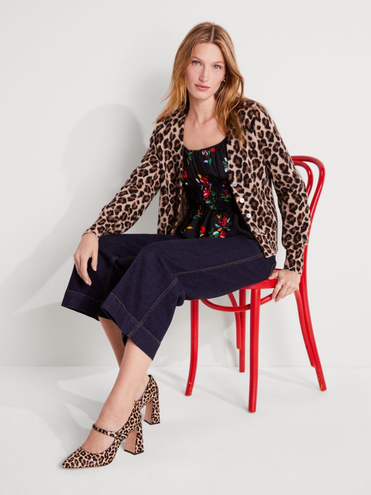 Autumn Floral Long-sleeve Riviera Top