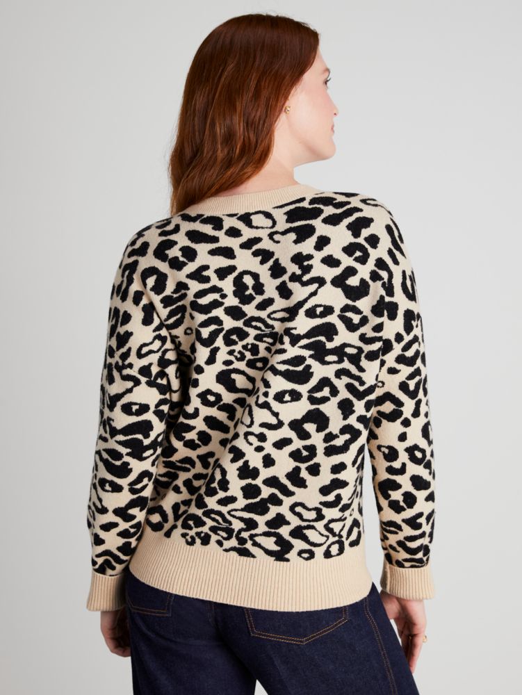 Leopard Bow Sweater