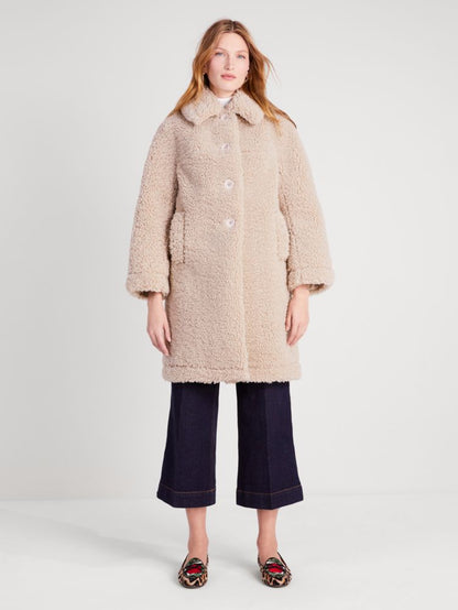 Faux Shearling Coat