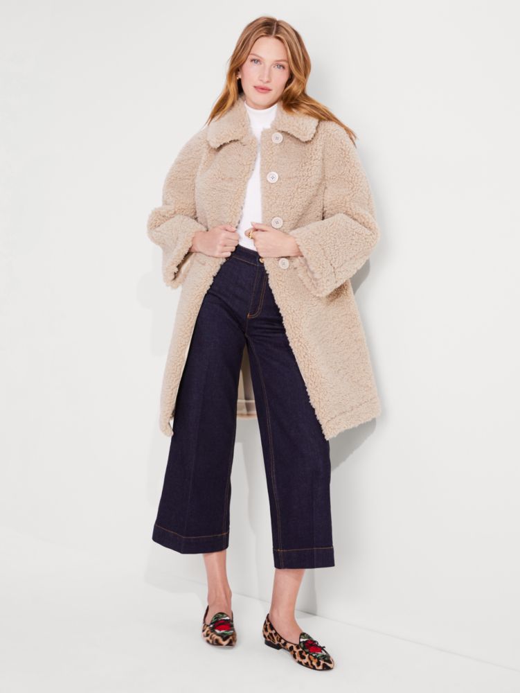 Faux Shearling Coat