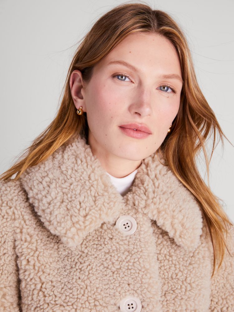 Faux Shearling Coat