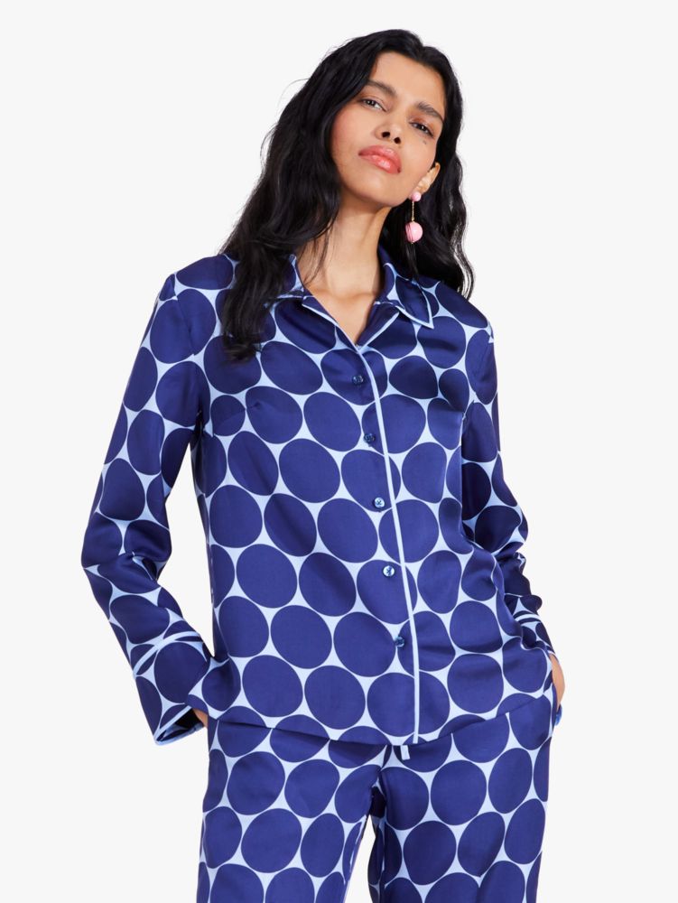 Joy Dot Silk Twill Shirt