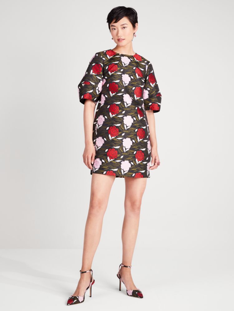 Rose Garden Brocade Dress