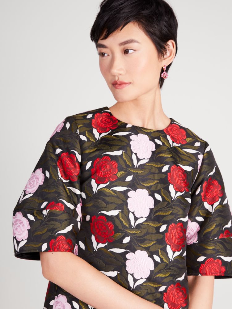 Rose Garden Brocade Dress