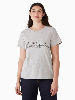 String Lights Logo Holiday Tee
