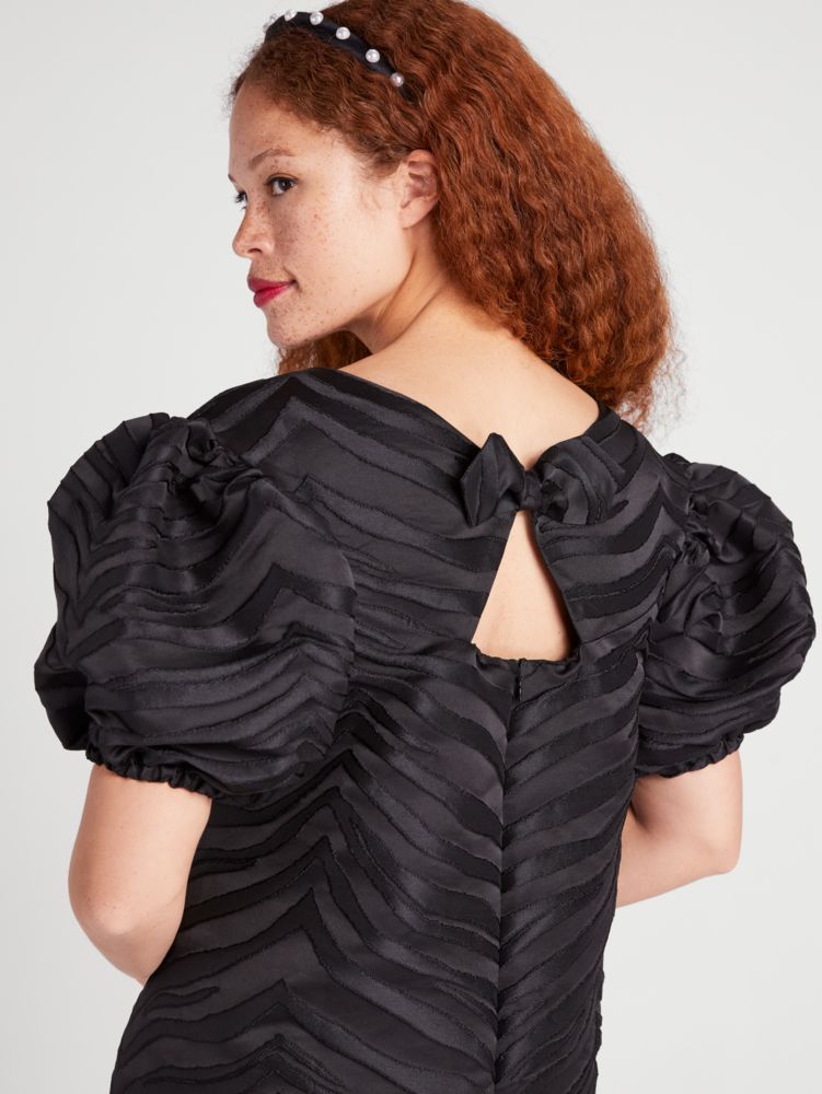 Bold Zebra Jacquard Dress