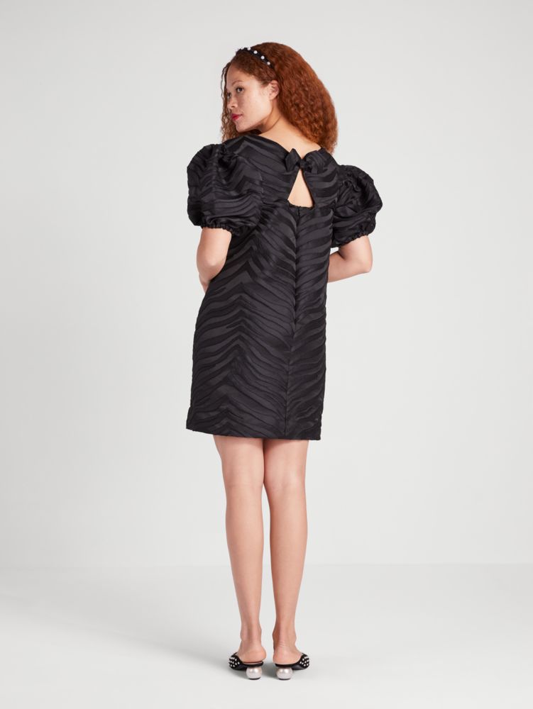 Bold Zebra Jacquard Dress