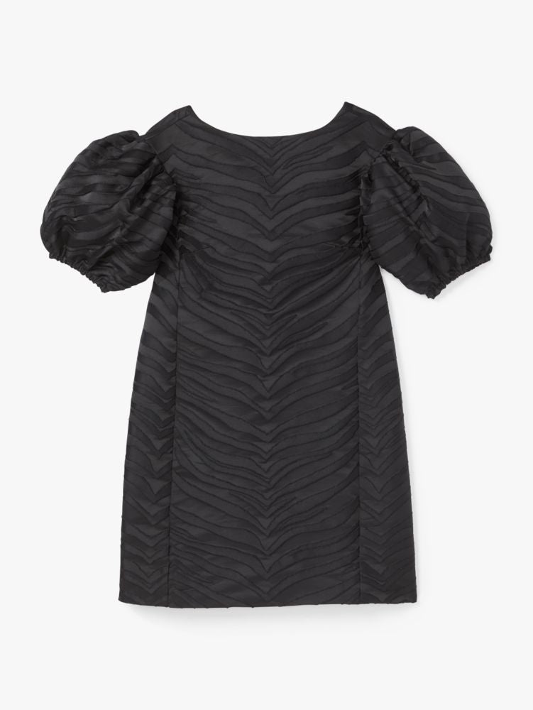 Bold Zebra Jacquard Dress