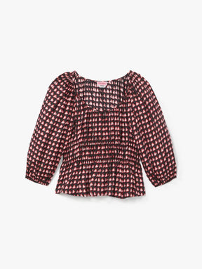 Fancy Hearts Long-sleeve Riviera Top