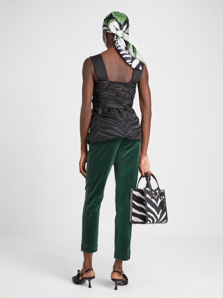 Bold Zebra Jacquard Top