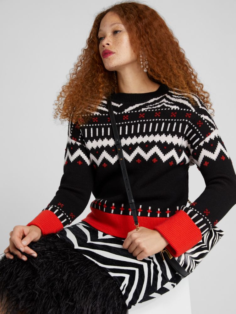 Zebra Fair Isle Sweater