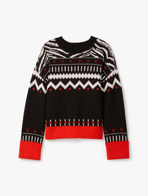 Zebra Fair Isle Sweater