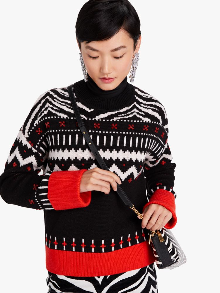 Zebra Fair Isle Sweater