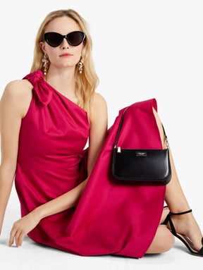Poplin One Shoulder Sabrina Dress
