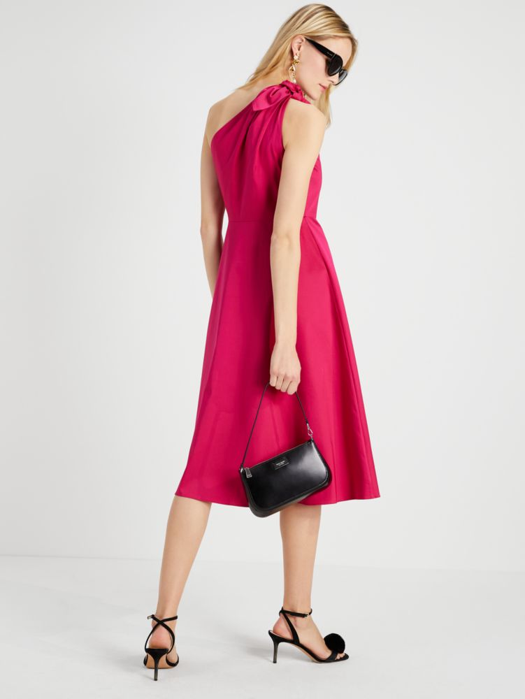 Poplin One Shoulder Sabrina Dress