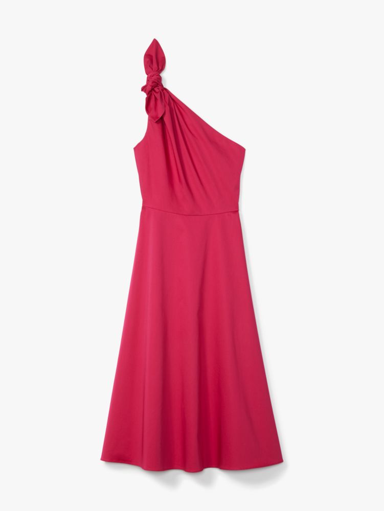 Poplin One Shoulder Sabrina Dress