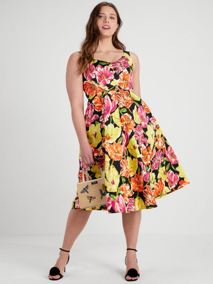 Painted Tulips Grace Dress